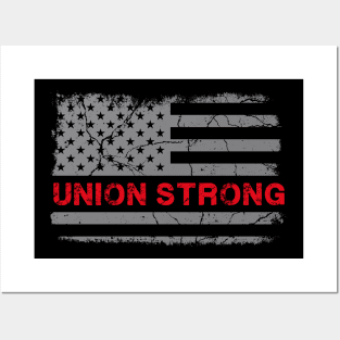 Union Strong American Flag Posters and Art